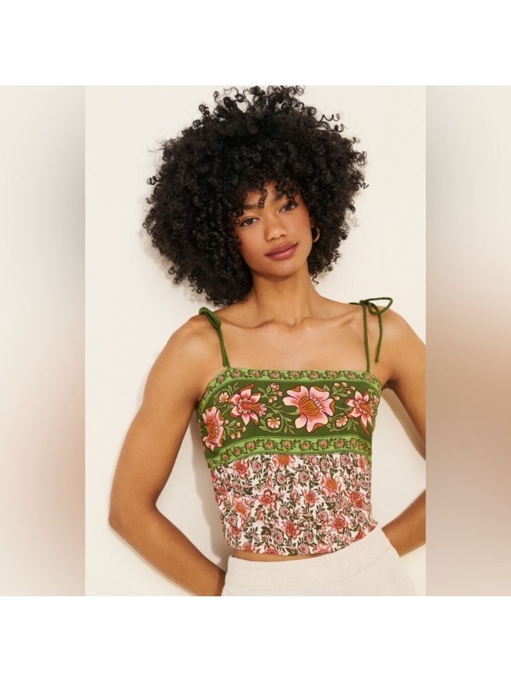Farm Rio Flowers Blouse - Picture 1 of 7